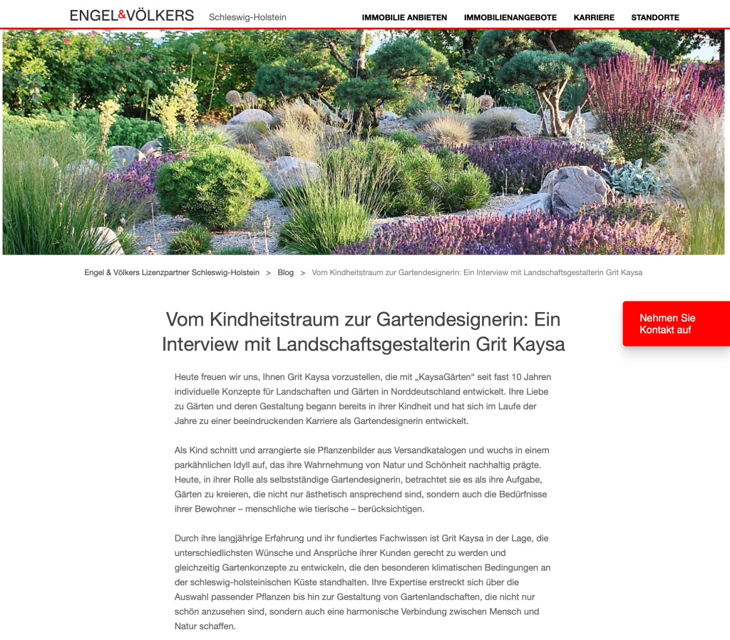 ENGEL&VOELKERS Interview