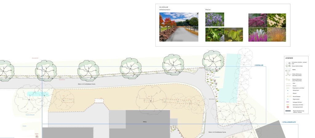 2D Planung Hofauffahrt