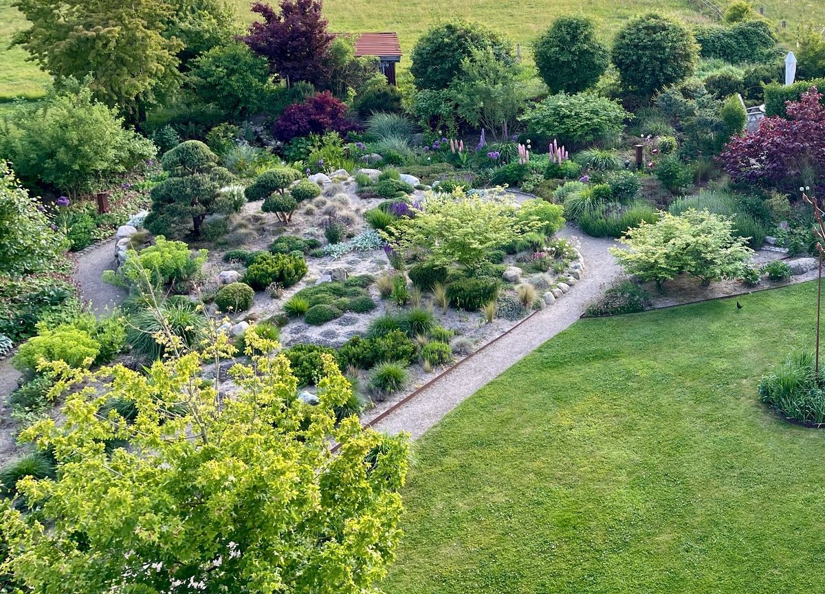 Neuer Gartenteil zwei Jahre nach Anlage